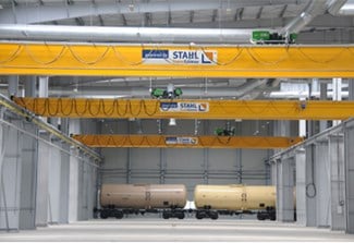 STAHL CraneSystems Rail Car Crane Solution