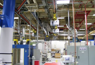 Image of Magnetek's IMPULSE® drives and conductor bar systems