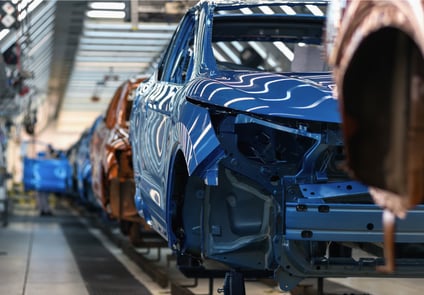 Image of Cars on Conveyor Belt 