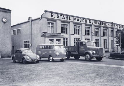 Black and White Image of STAHL Building