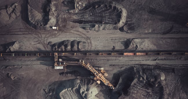 Overhead Image of Worksite for Oil and Gas Industry