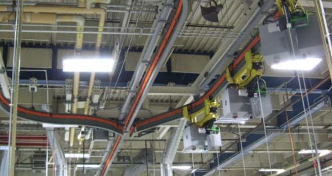 Image of automated paint line