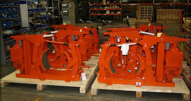 Image of refurbished 300M Mill Duty AC Thruster Shoe Brakes