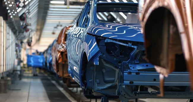 Image of Cars on Conveyor Belt 