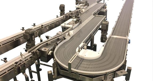 Garvey accumulators used with Dorner conveyors