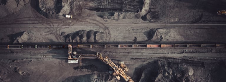 Overhead Image of Worksite for Oil and Gas Industry