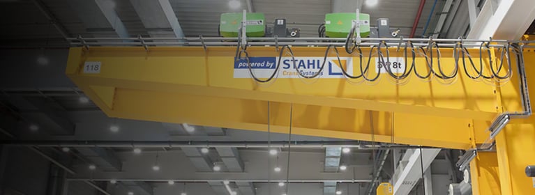 STAHL CraneSystems Banner with crane