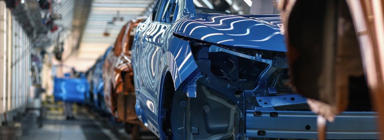 Image of Cars on Conveyor Belt 