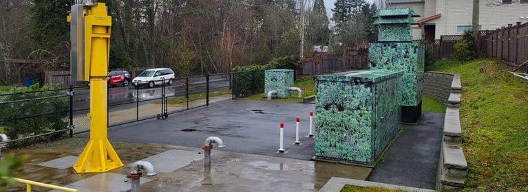 Wastewater Treatment Facility Exterior 