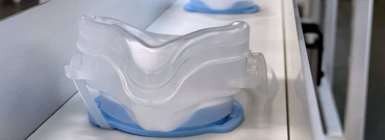 2200 Conveyor during Covid producing masks