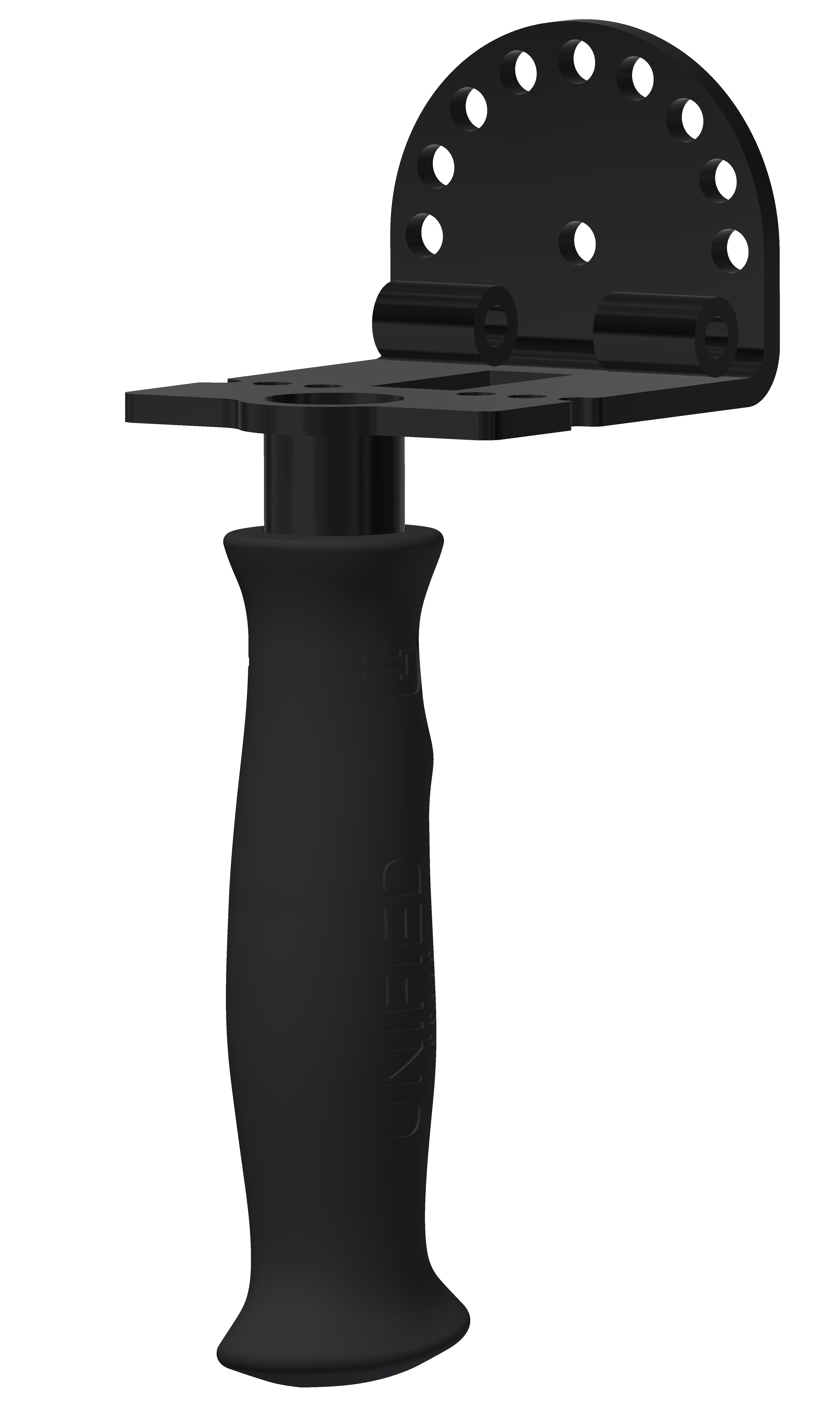 Electronic control handles handle and mount component rendering
