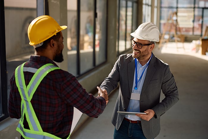 Construction Workers Greeting Image