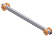 Bumper trolley part for ETA-8 Load Trolleys