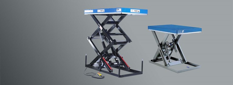 Banner - Produkte, Hebetechnik, Hubtische