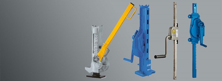 Banner - Produkte, Hebetechnik, Zahnstangenwniden