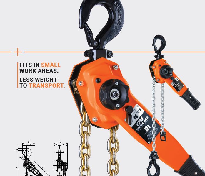 Announcing the New CM 653A Lever Hoist Columbus McKinnon