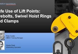 Safety Webinar- Safe Use of Lift Points Video Thumbnail