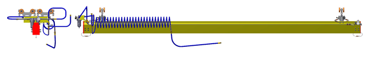 Bridge Coiled Hose Festoon Kit