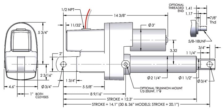 SPD Series Dimensions